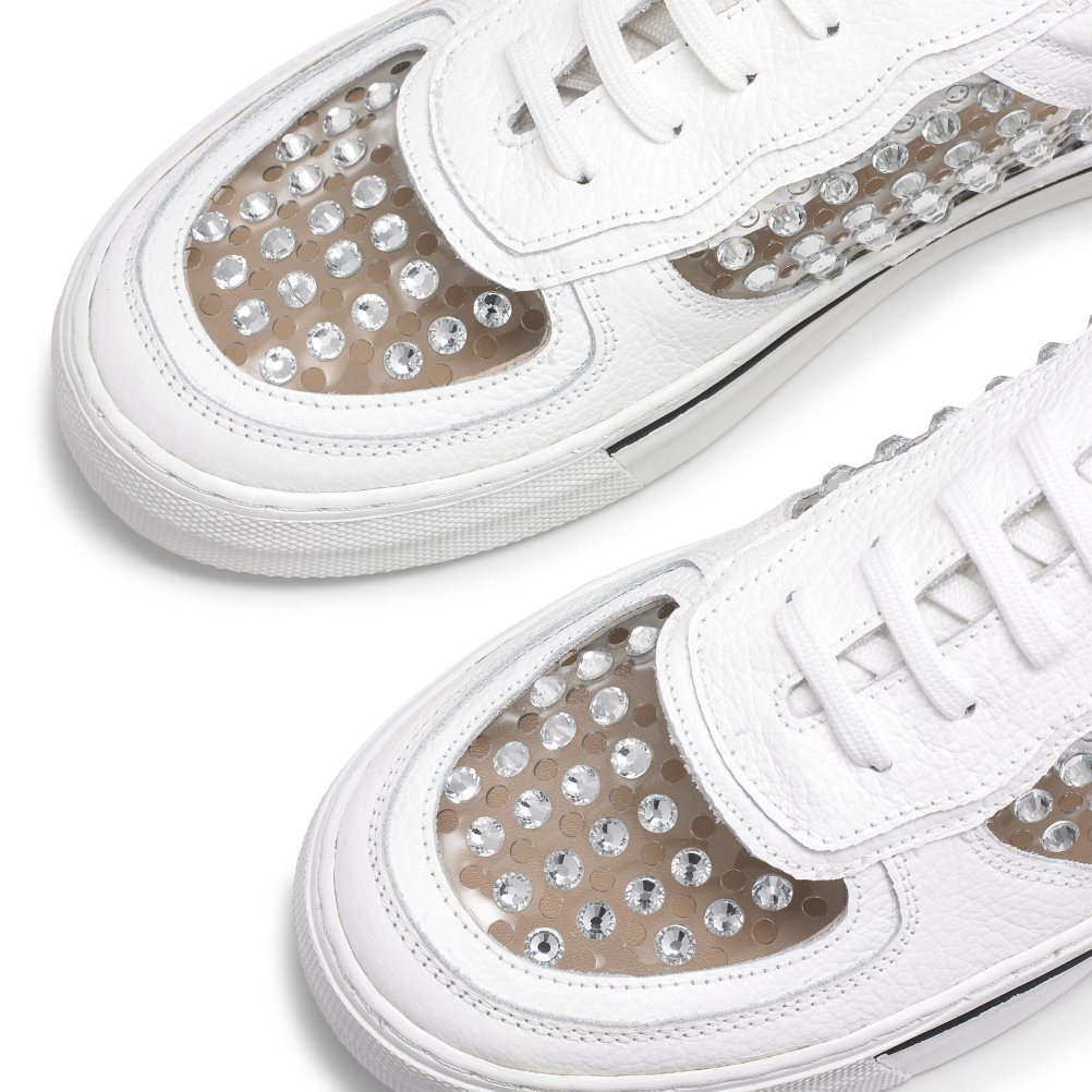 Russell & Bromley Glossy Perspex Sneakers Dam Vita | GRVCY-2485