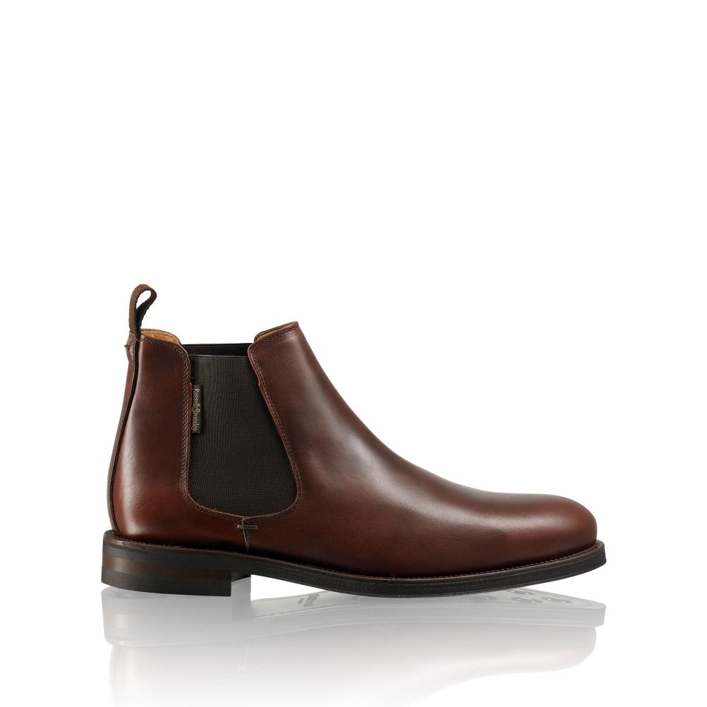 Russell & Bromley Guildford Chelsea Stövlar Herr Mörkbruna | NGJLQ-4123
