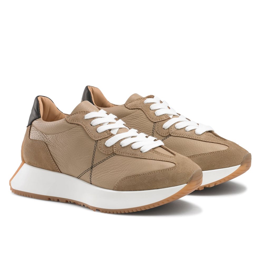 Russell & Bromley Hourglass Flared Sole Sneakers Dam Bruna | EZTQM-0796