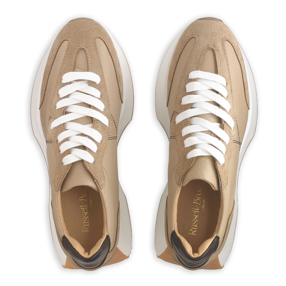 Russell & Bromley Hourglass Flared Sole Sneakers Dam Bruna | EZTQM-0796