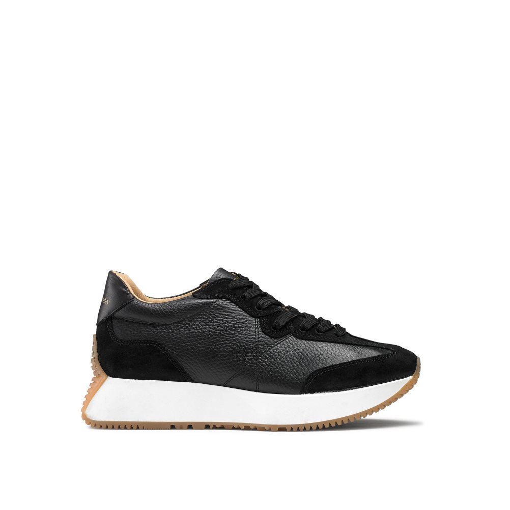 Russell & Bromley Hourglass Flared Sole Sneakers Dam Svarta | FXCEY-5604