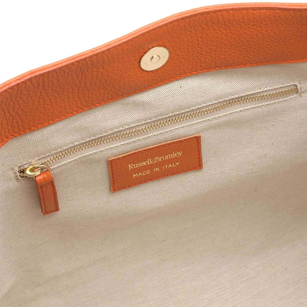 Russell & Bromley Icon Chain East/West Grab Toteväska Dam Orange | NISHY-2967