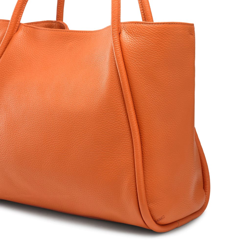 Russell & Bromley Icon Chain East/West Grab Toteväska Dam Orange | NISHY-2967