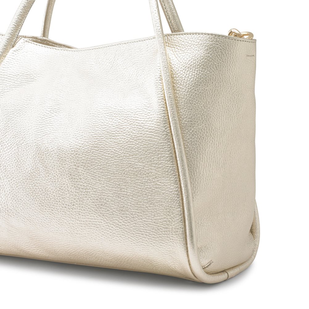 Russell & Bromley Icon Chain East/West Grab Toteväska Dam Guld | QSCFO-8310