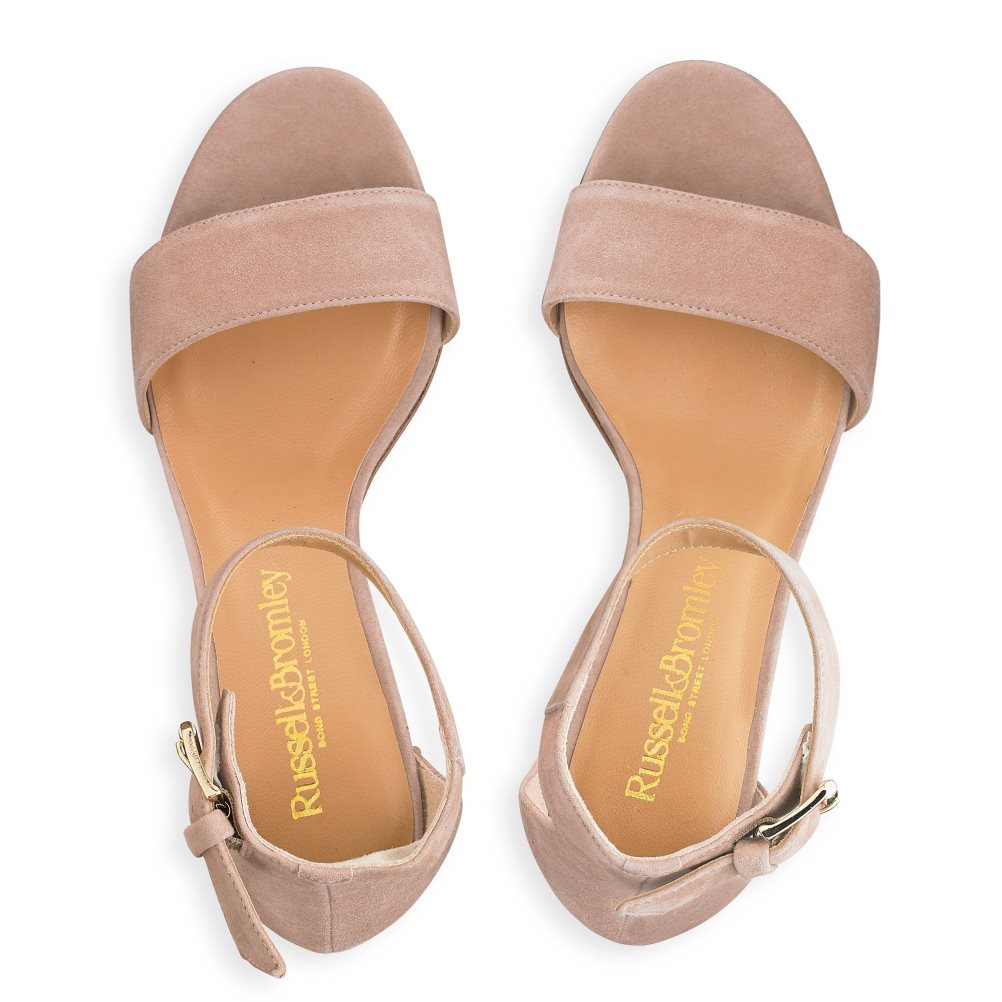 Russell & Bromley Ittakestwo Block Sandaler Klack Dam Rosa | EQZMN-1679