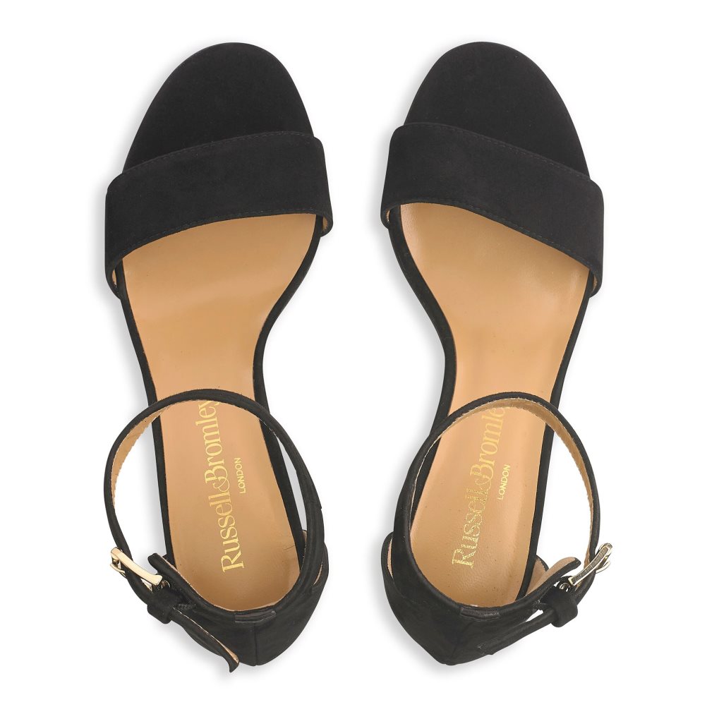 Russell & Bromley Ittakestwo Block Sandaler Klack Dam Svarta | ESHBN-5849