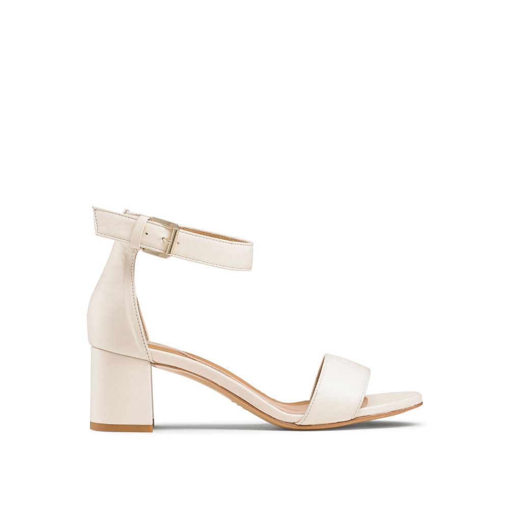 Russell & Bromley Ittakestwo Block Sandaler Klack Dam Grädde | RAUBZ-2867