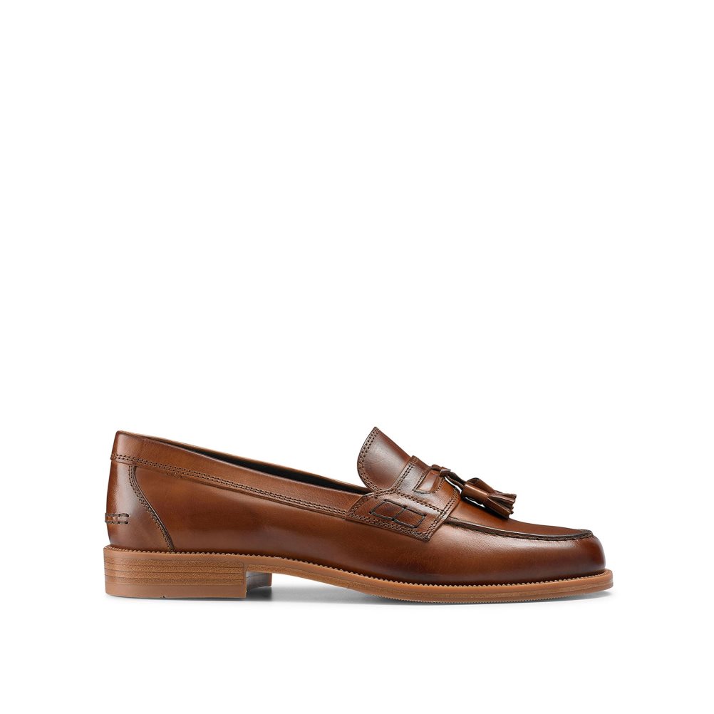 Russell & Bromley Keeble 4 Tassel College Formella Skor Herr Bruna | KEMTU-7635
