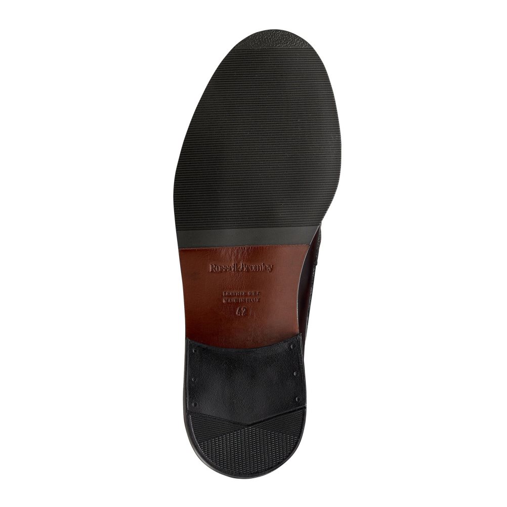 Russell & Bromley Keeble 4 Tassel College Formella Skor Herr Vinröda | PXTHR-7391