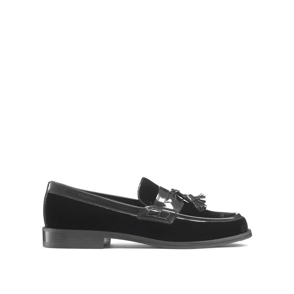 Russell & Bromley Keeble 4 Tassel College Formella Skor Herr Svarta | ZTCAI-7152