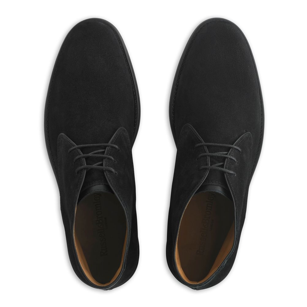 Russell & Bromley Klassiska Ökenboots Herr Svarta | PWSUL-8751