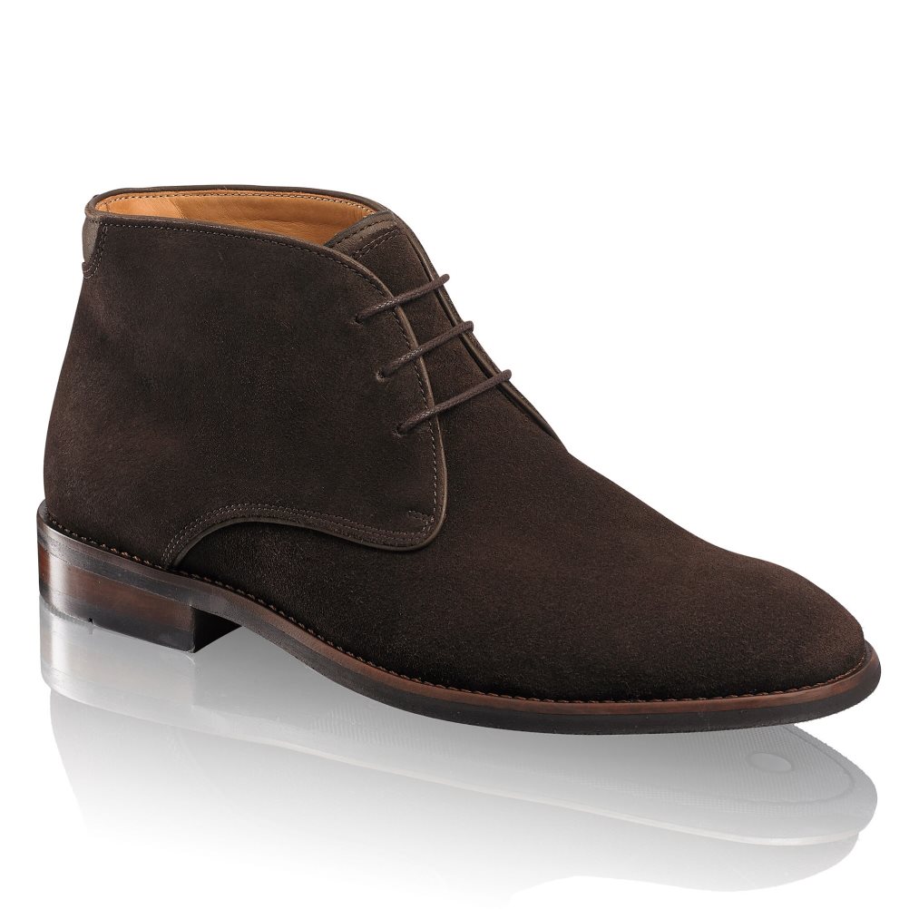 Russell & Bromley Klassiska Ökenboots Herr Choklad | XJUKO-3167