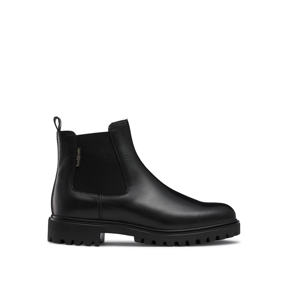 Russell & Bromley Klädd Sole Chelsea Stövlar Dam Svarta | FEOPI-5481
