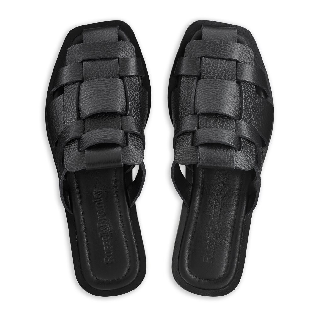 Russell & Bromley Ko Samui Fisherman Platta Sandaler Dam Svarta | SJUPO-8639
