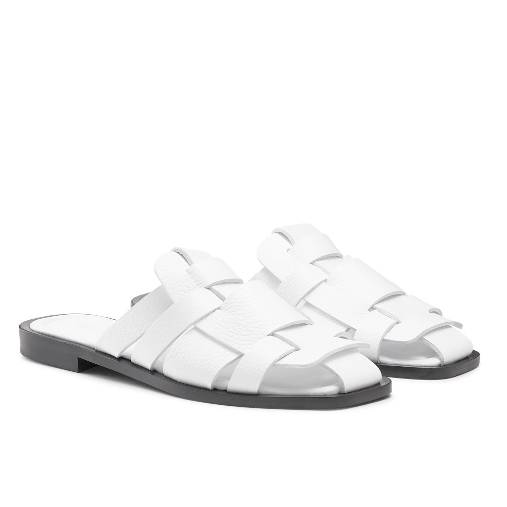 Russell & Bromley Ko Samui Fisherman Platta Sandaler Dam Vita | WEAGF-9841