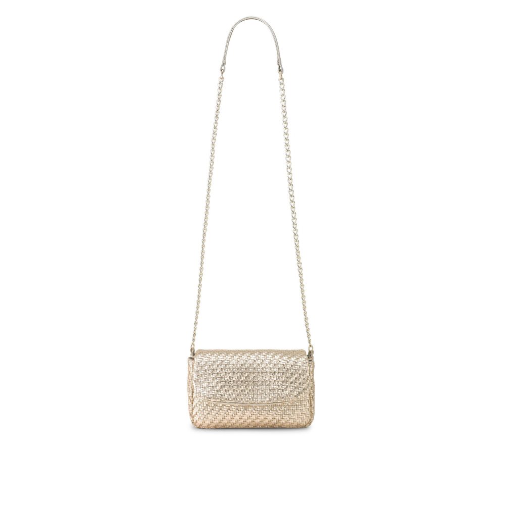 Russell & Bromley Liberty Woven Axelväska Dam Guld | SRNJD-0516