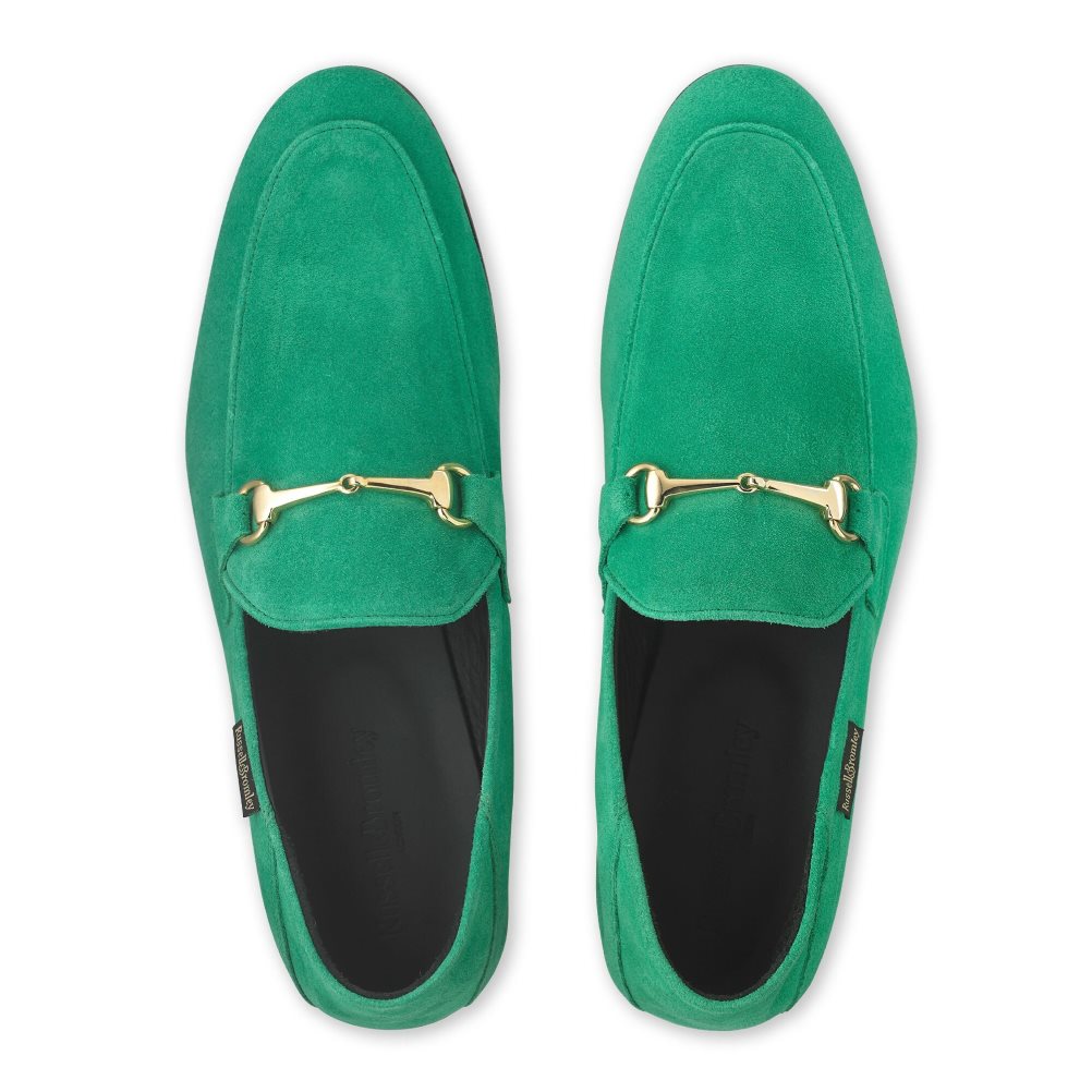 Russell & Bromley Loafer M Snaffle Formella Skor Herr Gröna | AHUGM-9641