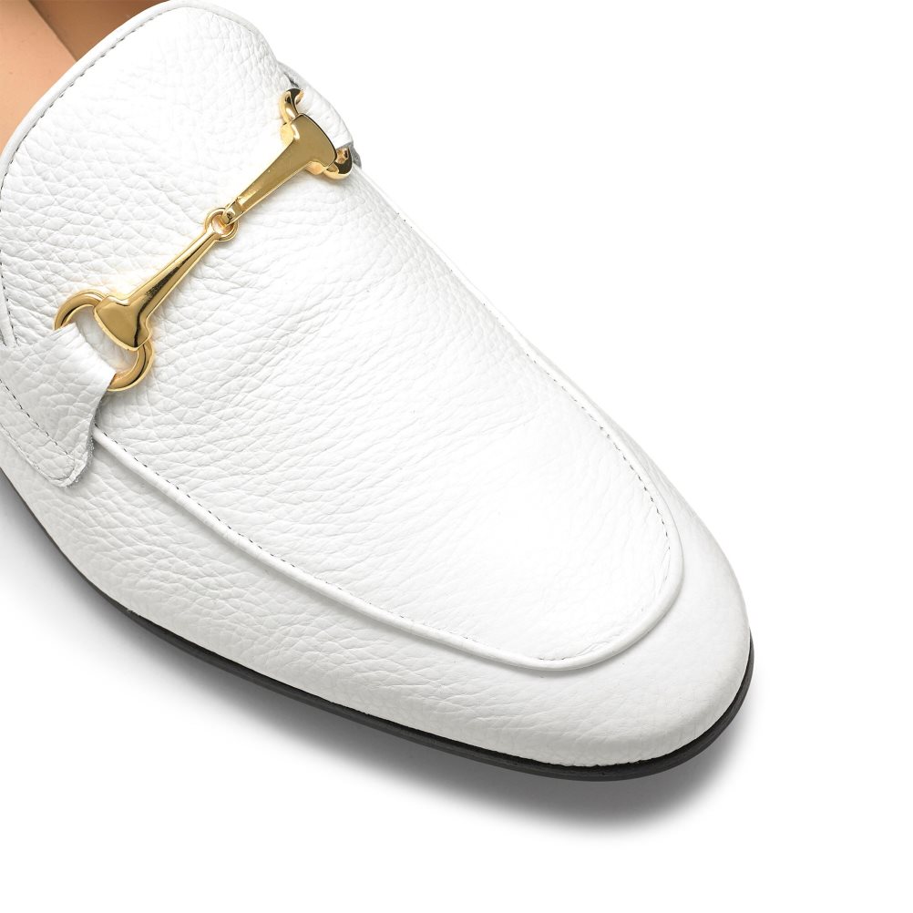 Russell & Bromley Loafer M Snaffle Formella Skor Herr Vita | MBDWF-3124