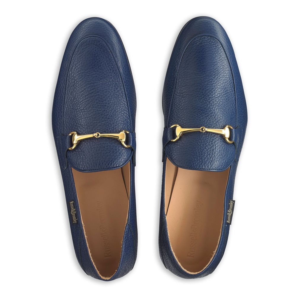 Russell & Bromley Loafer M Snaffle Formella Skor Herr Marinblå | NLVHE-2876