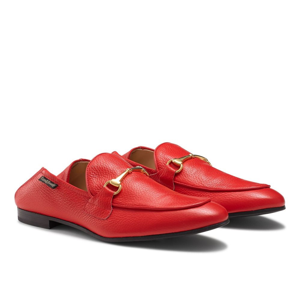 Russell & Bromley Loafer M Snaffle Formella Skor Herr Röda | QIGXO-1527