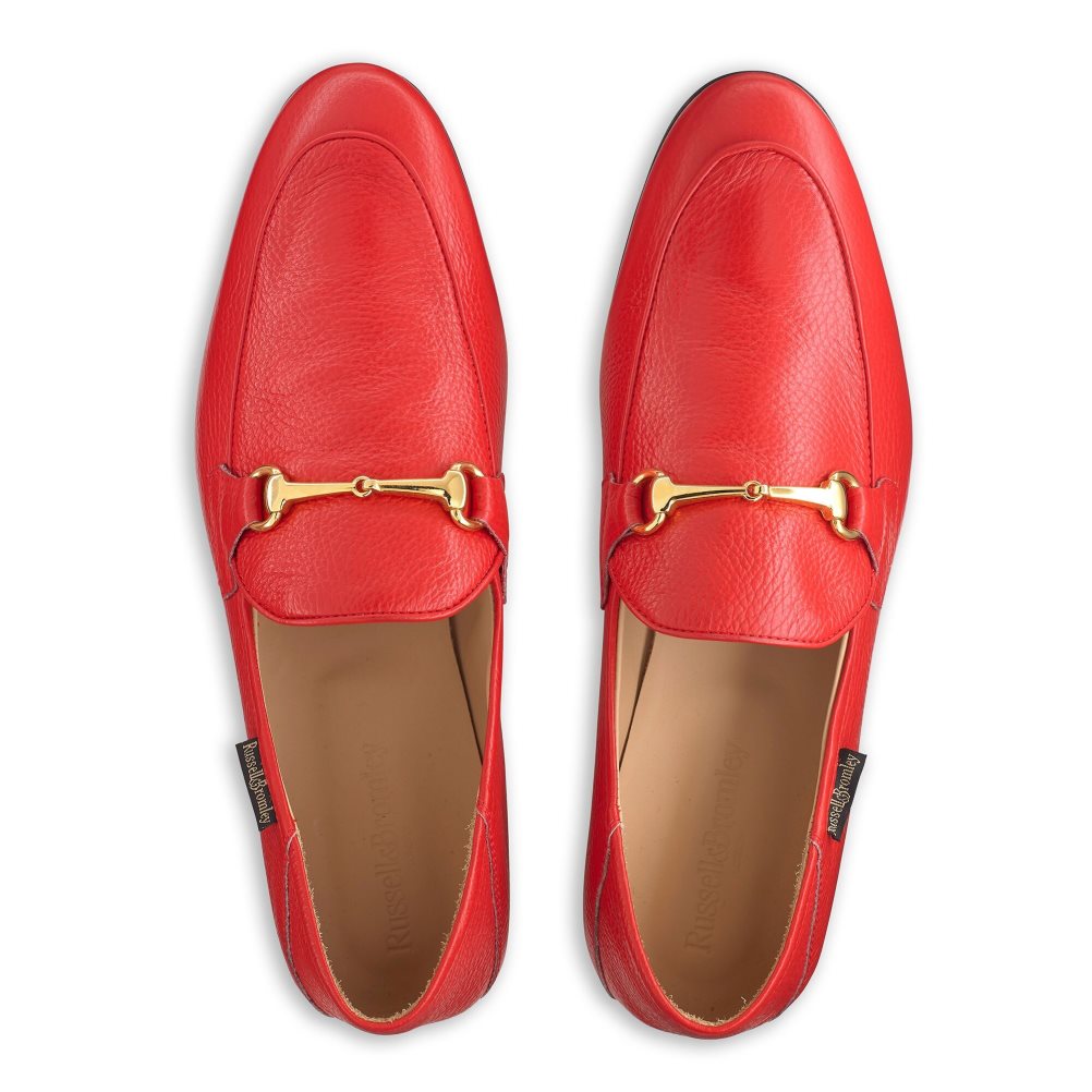 Russell & Bromley Loafer M Snaffle Formella Skor Herr Röda | QIGXO-1527