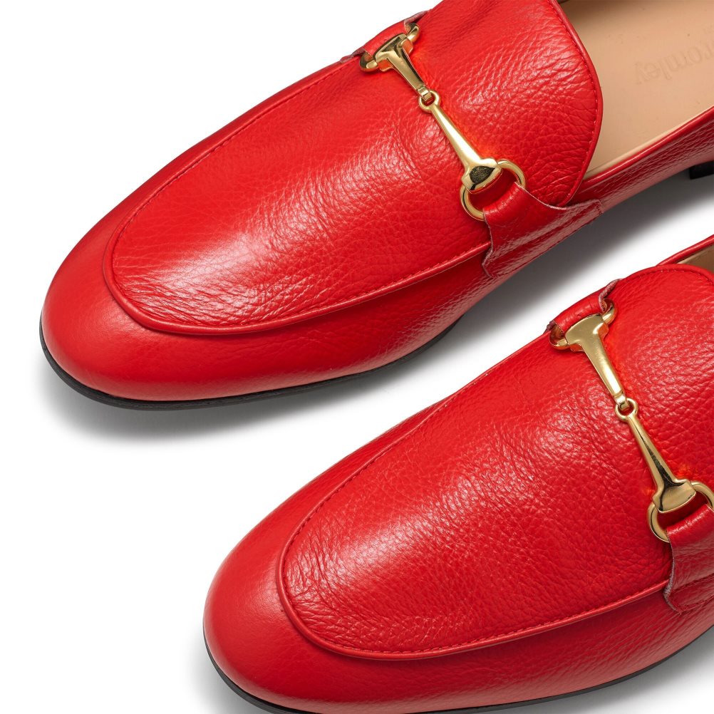 Russell & Bromley Loafer M Snaffle Formella Skor Herr Röda | QIGXO-1527