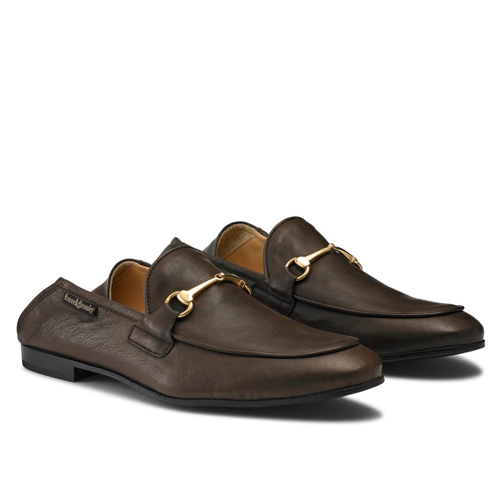 Russell & Bromley Loafer M Snaffle Formella Skor Herr Choklad | TVZEO-4352