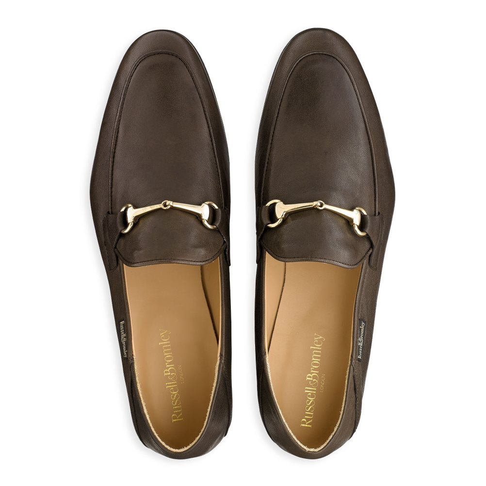 Russell & Bromley Loafer M Snaffle Formella Skor Herr Choklad | TVZEO-4352