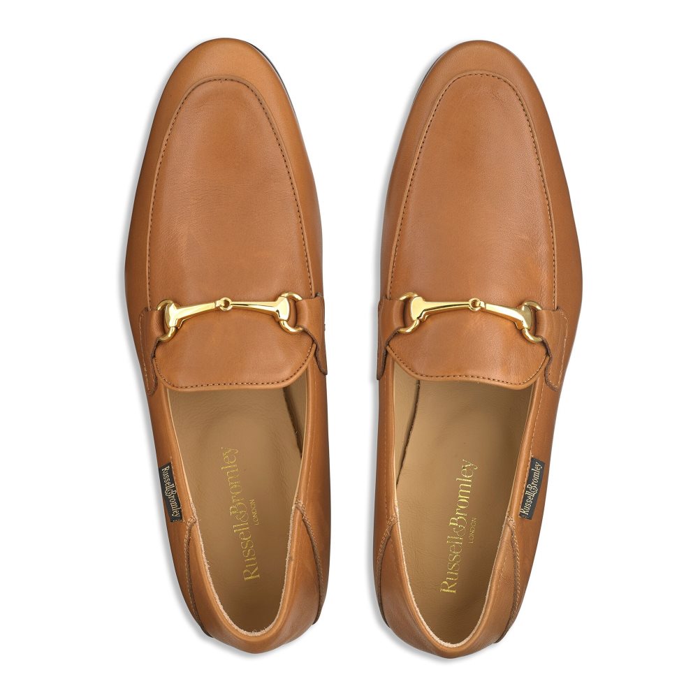 Russell & Bromley Loafer M Snaffle Formella Skor Herr Bruna | XEQLG-9085