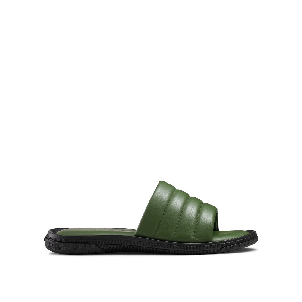 Russell & Bromley Luxe Badtofflor Herr Gröna | SLMQG-7038