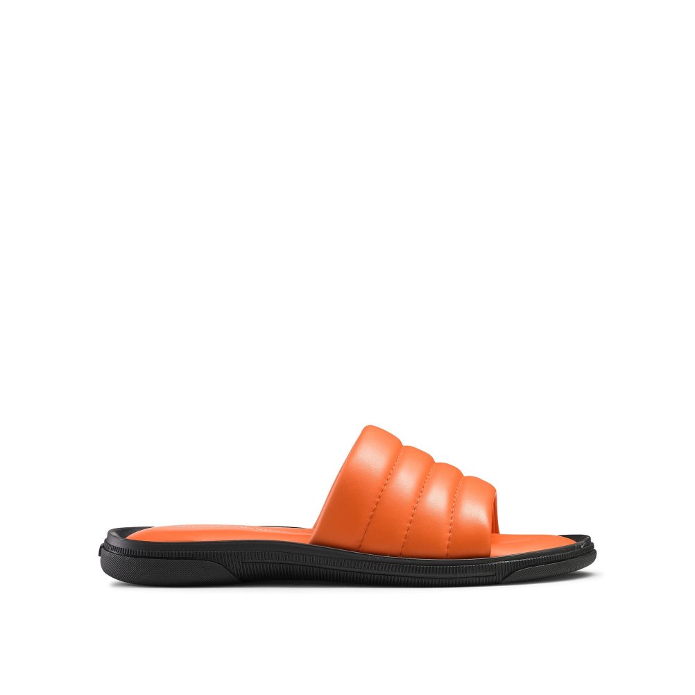 Russell & Bromley Luxe Badtofflor Herr Orange | ODLJT-5327