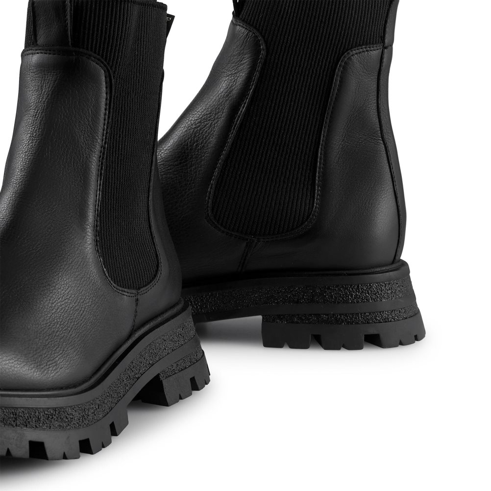 Russell & Bromley Max Extended Chelsea Stövlar Dam Svarta | QLKHD-3508
