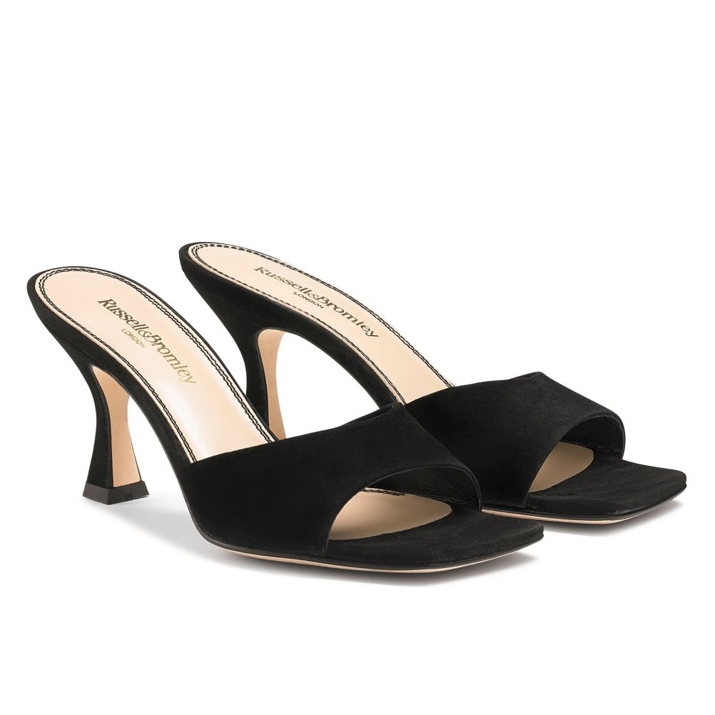 Russell & Bromley Mojito 90’s Klackar Mules Skor Dam Svarta | DAYIM-0259
