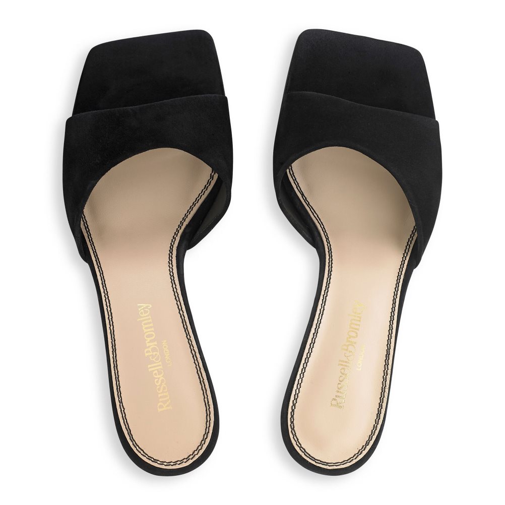 Russell & Bromley Mojito 90’s Klackar Mules Skor Dam Svarta | DAYIM-0259