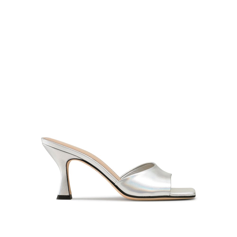 Russell & Bromley Mojito 90’s Klackar Mules Skor Dam Silver | DBKIG-1257