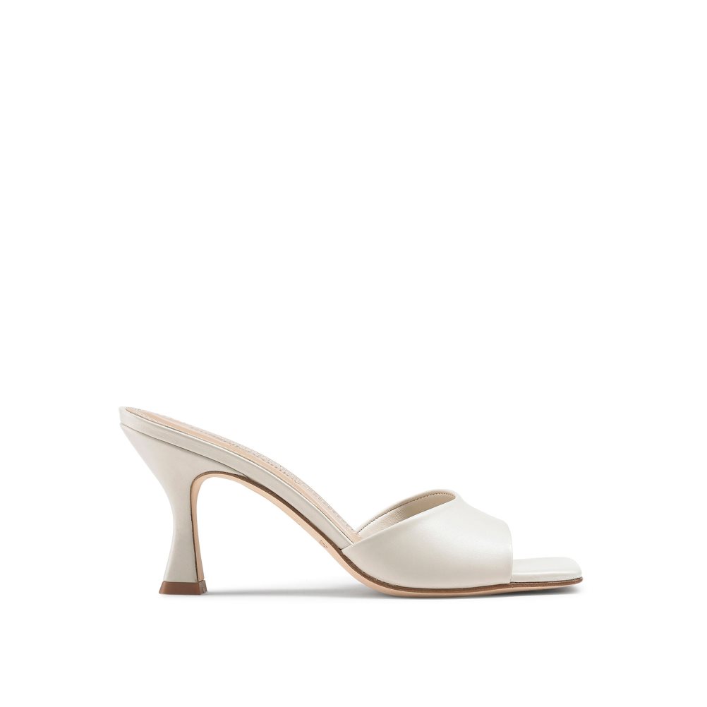 Russell & Bromley Mojito 90’s Klackar Mules Skor Dam Grädde | RAFXN-2638