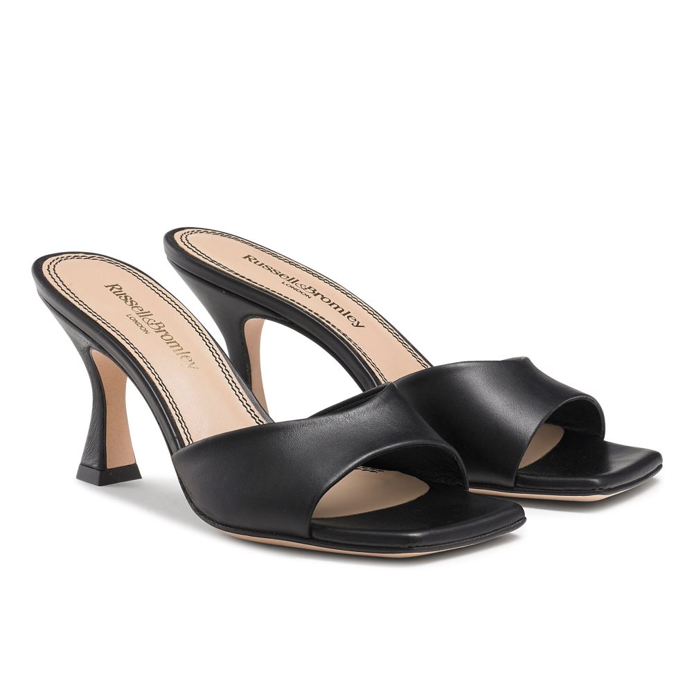 Russell & Bromley Mojito 90’s Klackar Mules Skor Dam Svarta | WQLVP-4068