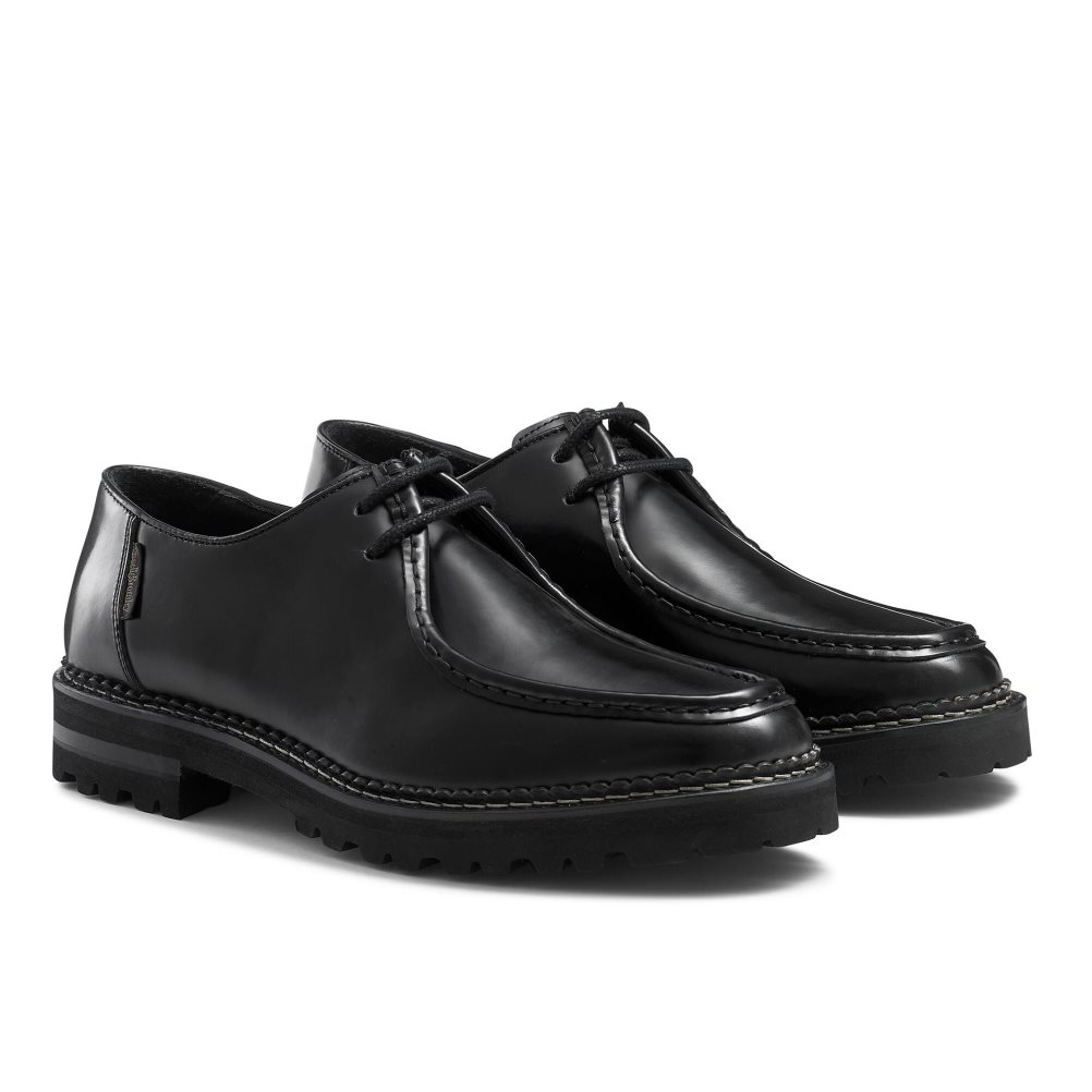 Russell & Bromley Montreal Derby Spets-up Formella Skor Herr Svarta | MREWX-5620