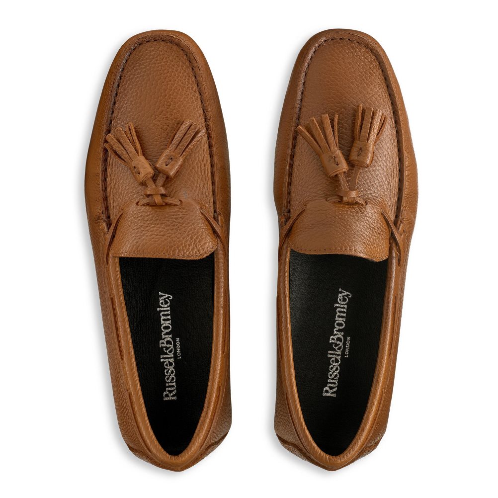 Russell & Bromley Monza Tassel Mockasiner Herr Bruna | PTFOM-5063