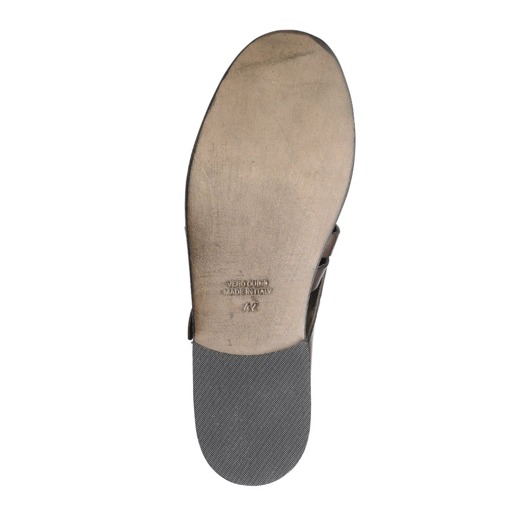 Russell & Bromley Neptune Buckled Fisherman Sandaler Herr Choklad | QBWRE-6379