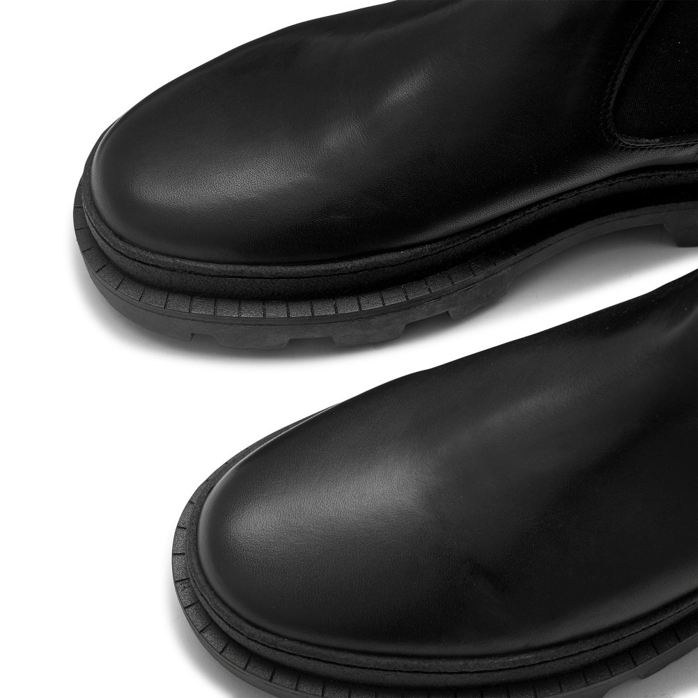 Russell & Bromley Off Grid Tjock Sole Chelsea Stövlar Herr Svarta | EBOKS-9251