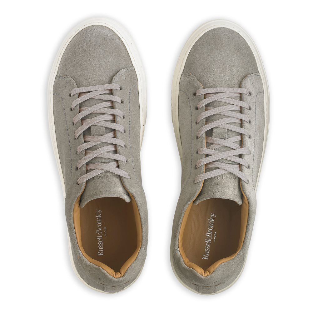 Russell & Bromley Out Pace Luxury Sneakers Herr Grå | TFQXM-5137