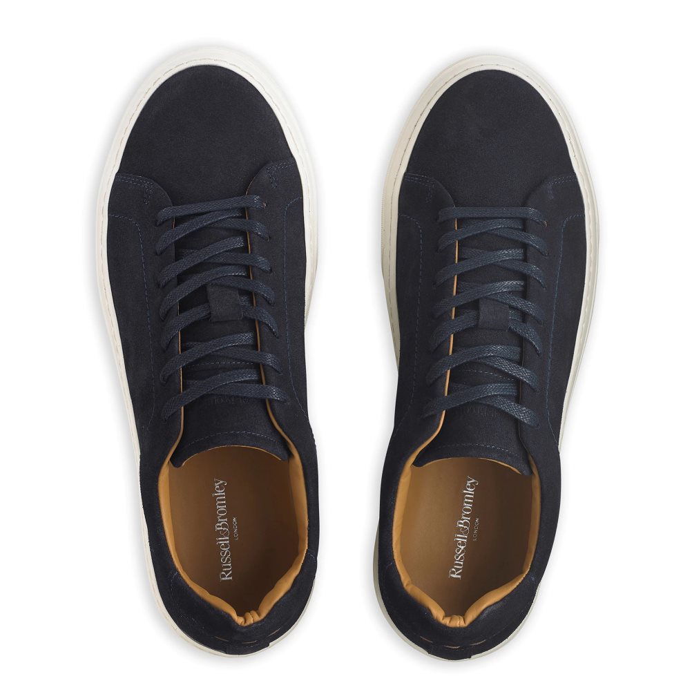 Russell & Bromley Out Pace Luxury Sneakers Herr Svarta | YMAVG-6703