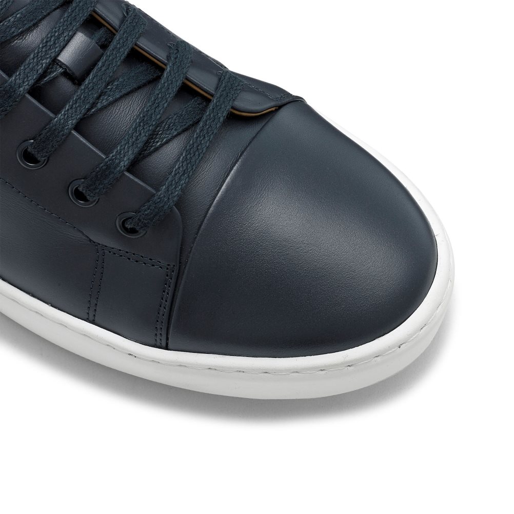 Russell & Bromley Park Hi M High Top Sneakers Herr Marinblå | SKFEJ-1984