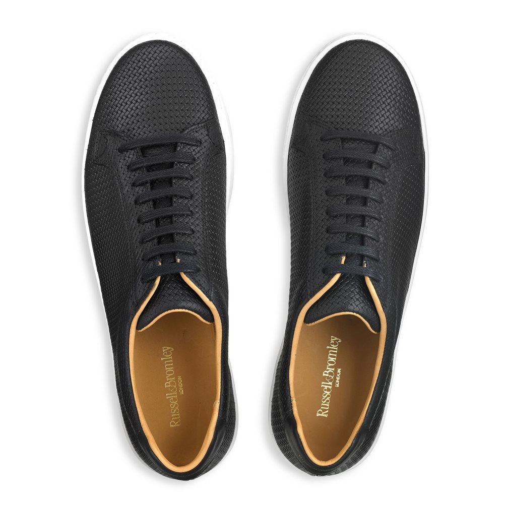 Russell & Bromley Park Run Low-top Sneakers Herr Svarta | MAKRC-1053
