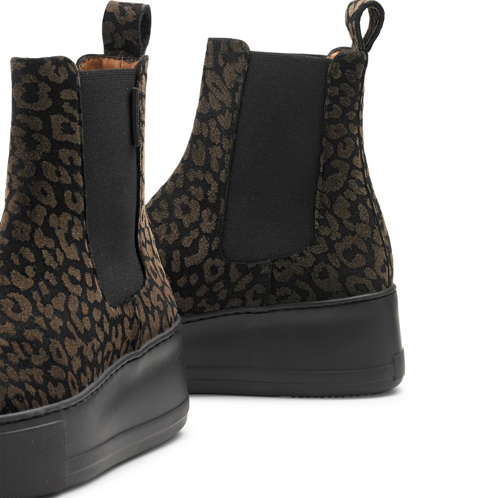 Russell & Bromley Park Way Chelsea Stövlar Dam Leopard | AZFYU-6425