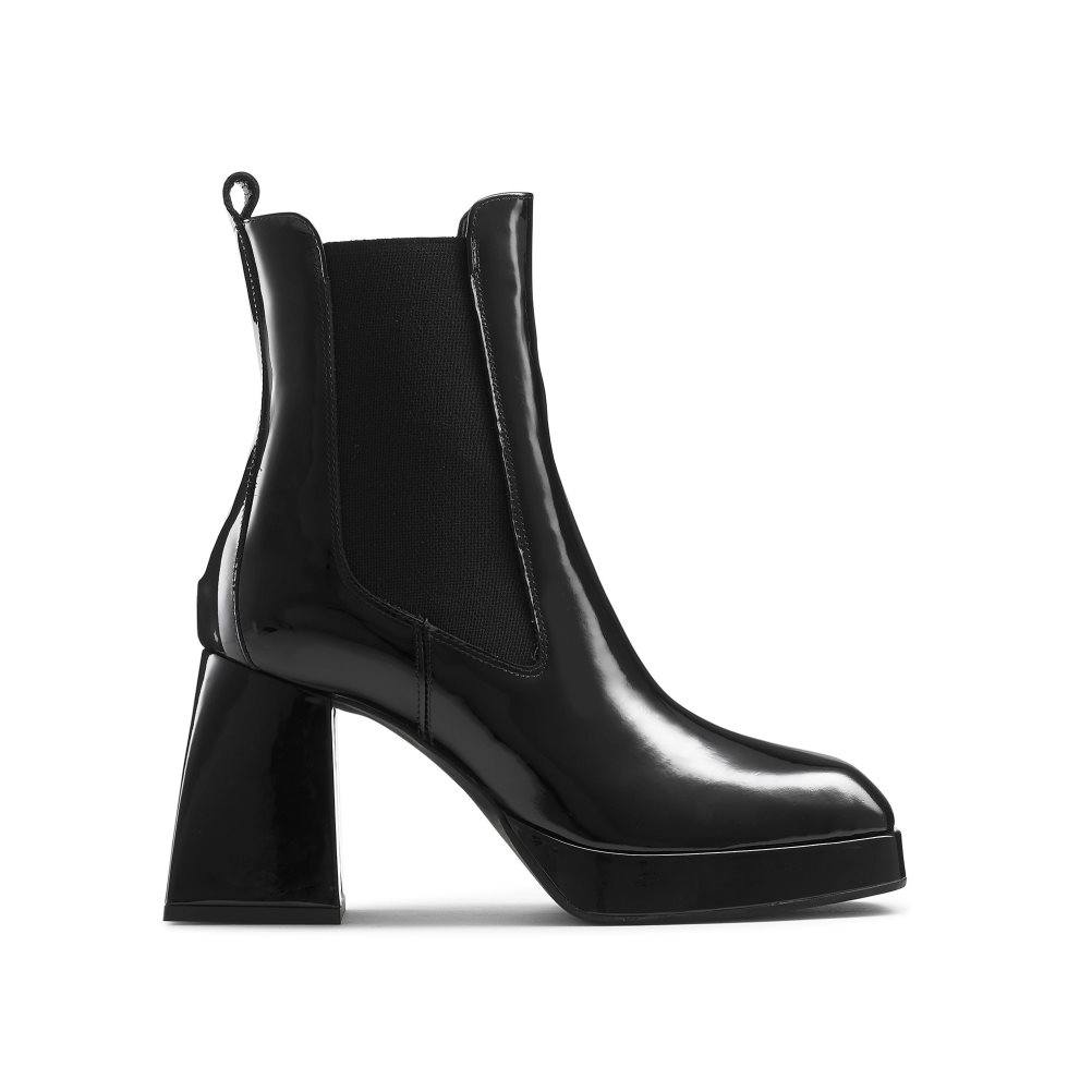 Russell & Bromley Quant Platform Chelsea Stövlar Dam Svarta | YBWJQ-5413