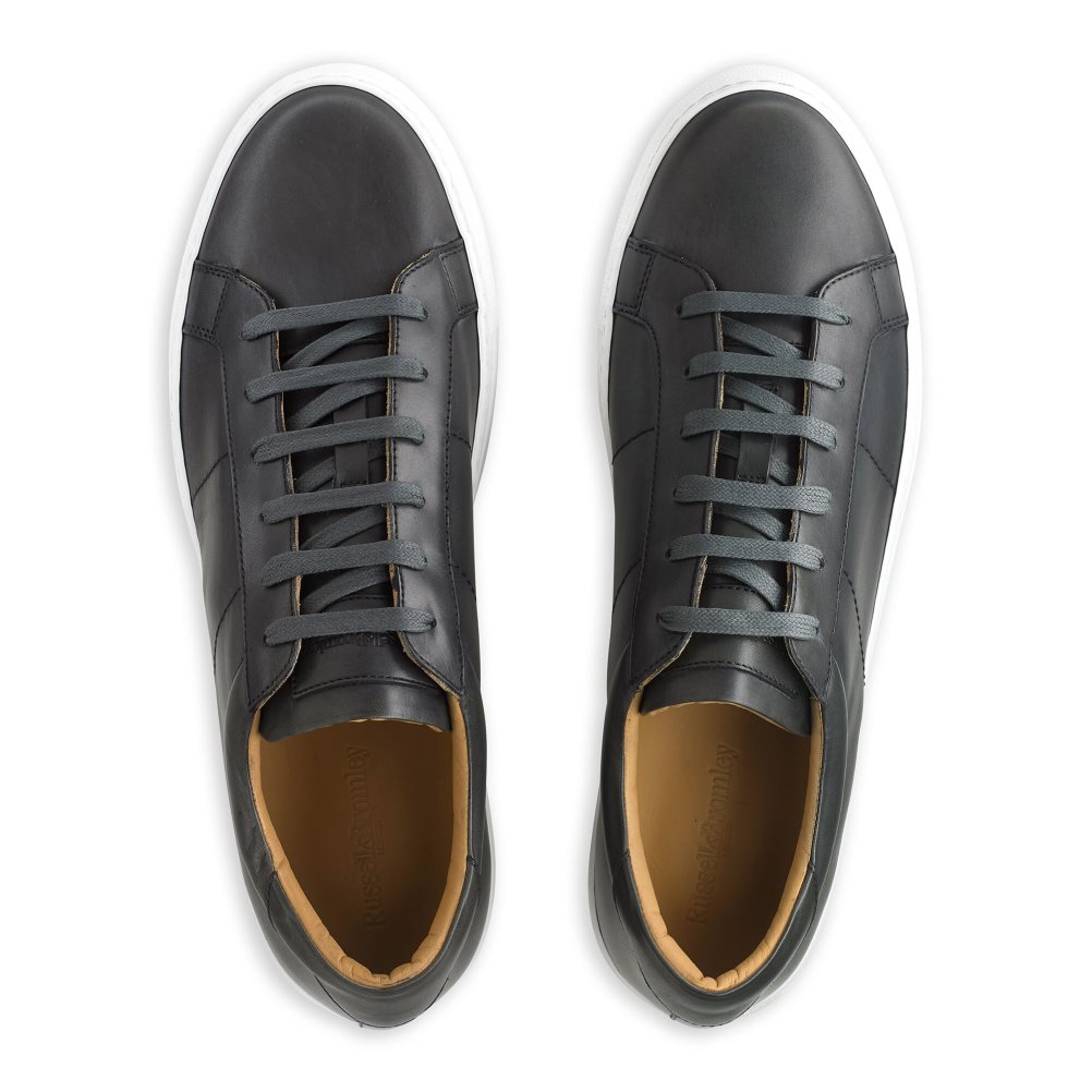 Russell & Bromley Realtime Luxury Sneakers Herr Mörkgrå | BPXLQ-6459