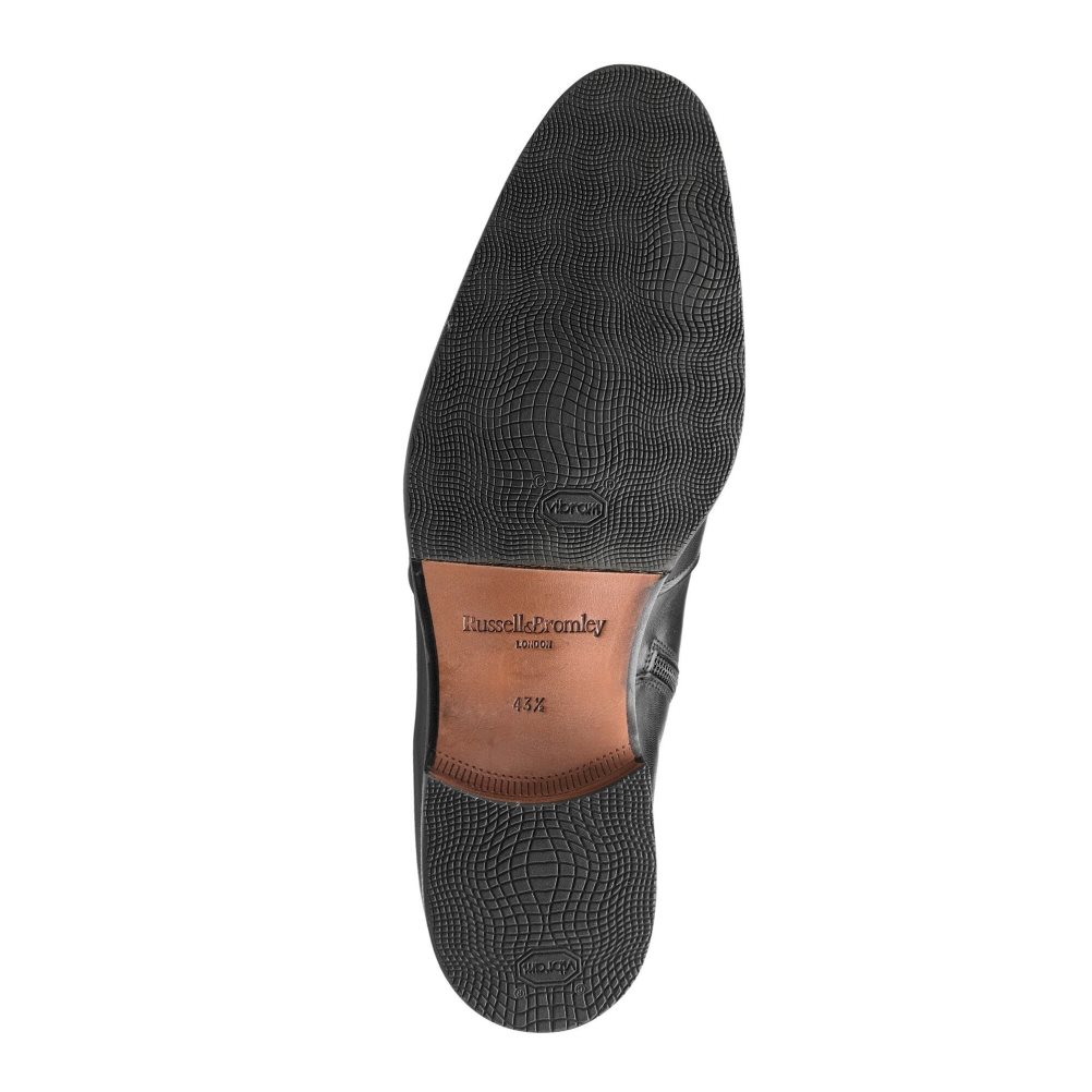 Russell & Bromley Repeat Zip Ankelboots Herr Svarta | RBNPY-7315