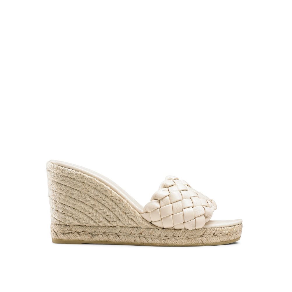 Russell & Bromley Rhapsody Plaited Espadrille Kilklack Dam Grädde | WEVPC-6253